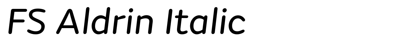 FS Aldrin Italic